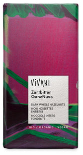 Chocolat amer aux noix entières BIO 100 g - VIVANI